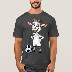 Camiseta Caçador de Caprinos/Camisa-T de Caprino de Futebol