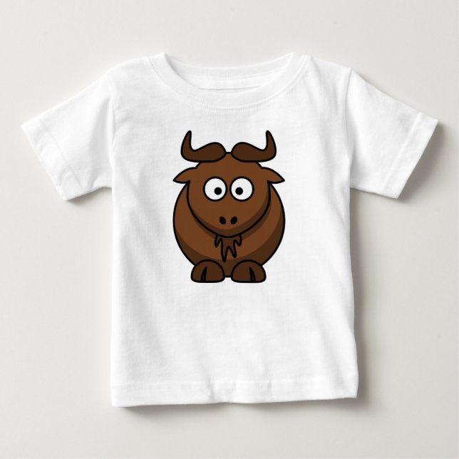 Camiseta Caçador de carne para bebês novos (Frente)
