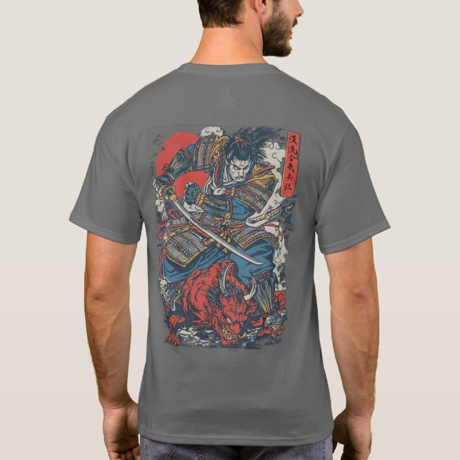Camiseta Caçador de Demônios Akuma - Série (Verso)
