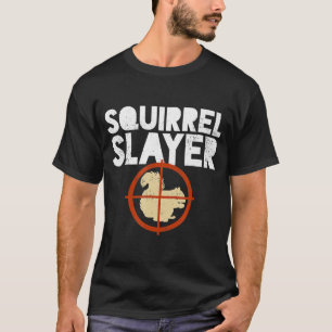Camiseta Caçador de Esquilos Humor de Caça ao Esquilo