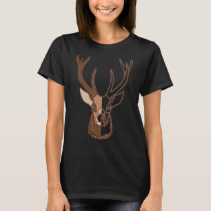 Camiseta Caçador de Impressões Animais de Caça à Floresta d