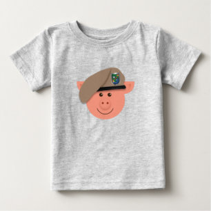 Camiseta Caçador de Leitãozinho Bebê  