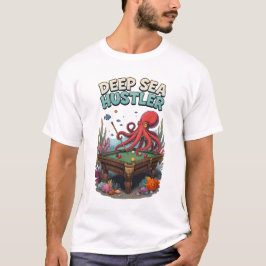 Camiseta Caçador de Mesa de Sinuca do Mar Profundo