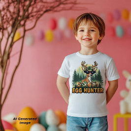 Camiseta Caçador de Ovos de Páscoa de Camuflagem Legal para