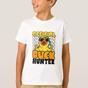 Camiseta Caçador de Patos Oficial Funny Rubber Duckie Caça 