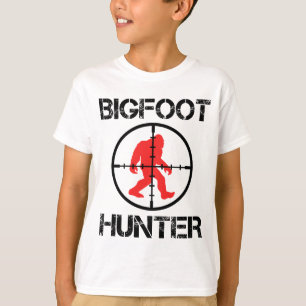 Camiseta Caçador de Pé Grande Amante Engraçado de Pé Grande