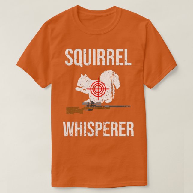 Camiseta Caçador de Presentes de Esquilo de Whisperer (Frente do Design)