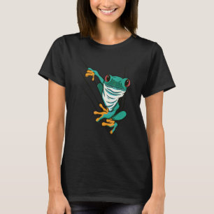 Camiseta Caçador de Rã Caçador Anfíbio Pegando Sapo