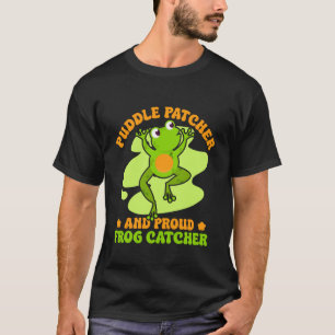 Camiseta Caçador de Rã Remendador de Poça & Orgulhoso Caçad
