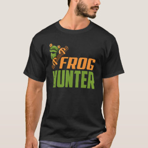 Camiseta Caçador de Rãs Caçador de Anfíbios Meninos Meninas