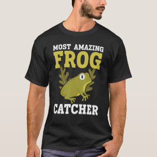 Camiseta Caçador de Rãs Sapo Girino Anfíbio Herpeto