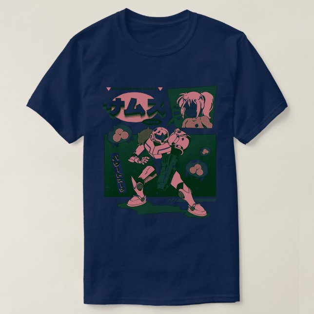 Camiseta Caçador de recompensas do Espaço Branco (Frente do Design)