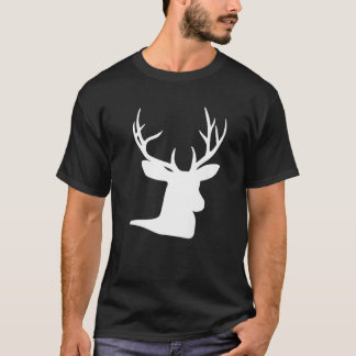 Camiseta Caçador de Rena de Natal Carne de Veado Caça Rena