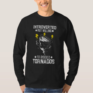 Camiseta Caçador de Tempestades Introvertido Mas Disposto a