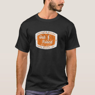Camiseta Caçador de Tesouro da Ilha do Carvalho Detector de