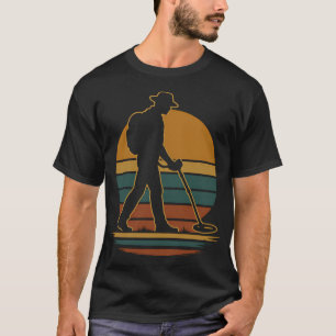 Camiseta Caçador de Tesouros Detector de Metais Aventura ao