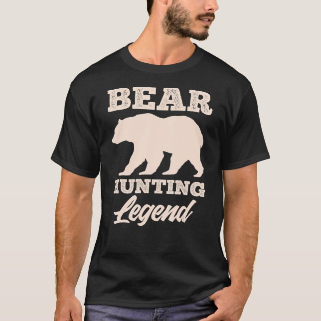 Camiseta Caçador de Ursos de Legenda (Frente)