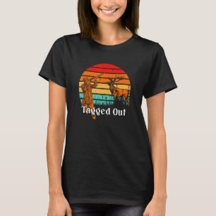 Camiseta Caçador de veados abatidos Caça ao alce Caça à vid