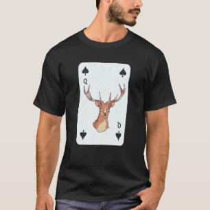 Camiseta Caçador de veados Coisas de veado Impressão Rena C