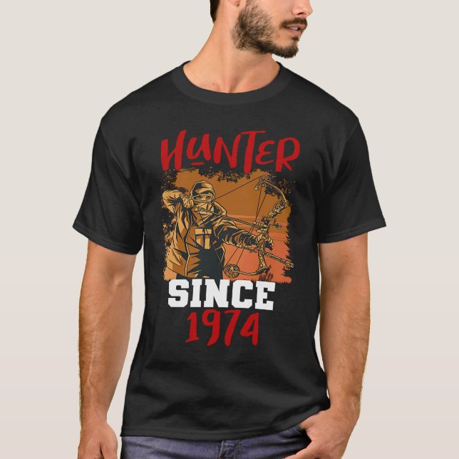 Camiseta Caçador desde 1974 (Frente)