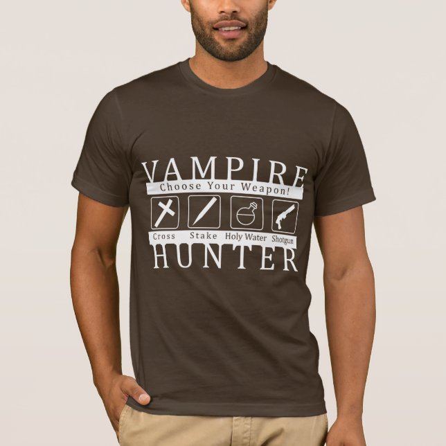 Camiseta Caçador do vampiro (Frente)