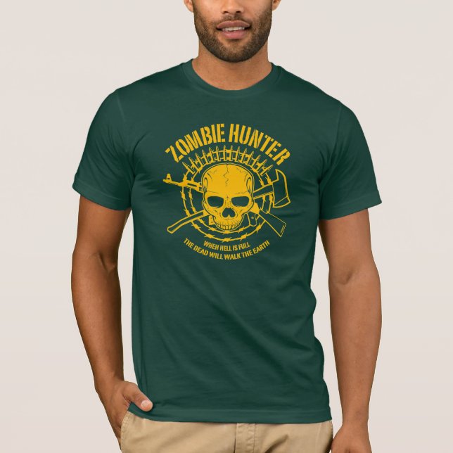 Camiseta Caçador do zombi (Frente)