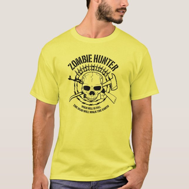 Camiseta Caçador do zombi (Frente)