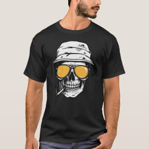 Camiseta Caçador Gonzo  País do Morcego  Las Vegas  Caveira