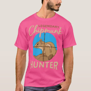 Camiseta Caçador Lendário de Esquilos Matador de Animais Si