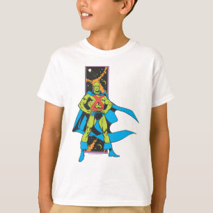 Camiseta Caçador Marciano e Fundo Espacial