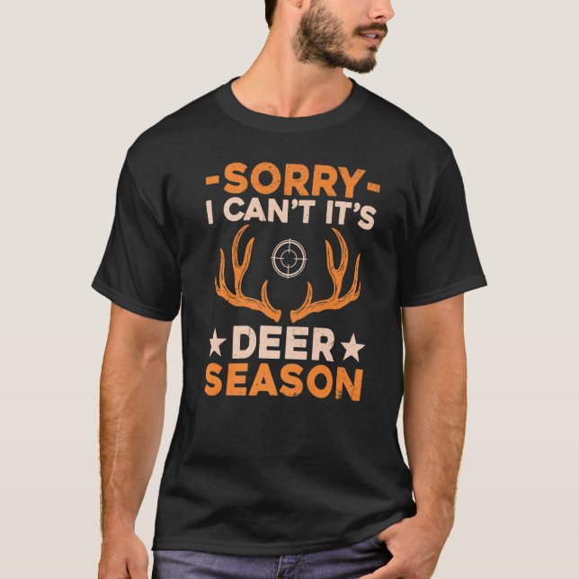 Camiseta Caçador Pesca Caça de Veado Ditado (Frente)