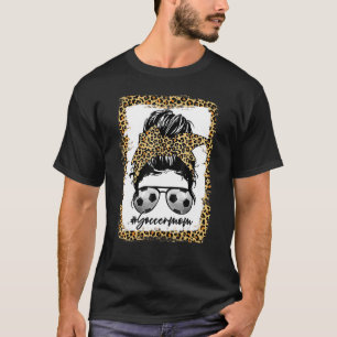 Camiseta Caçador Sangrado Mãe Leopard Mensagem De Jogo De C