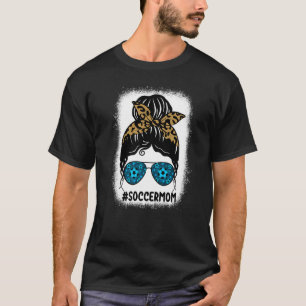 Camiseta Caçador Sangrado Mãe Leopardo Imprime Cabelo Arreb