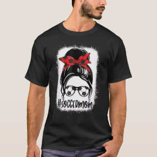 Camiseta Caçador Sangrado Mãe Sente-se-se, Soccer Fãs Mães