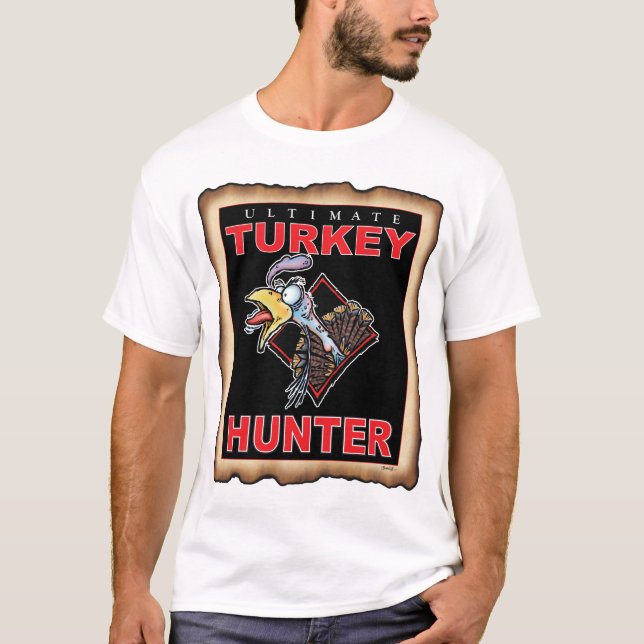 CAMISETA CAÇADOR T BRANCO DE TURQUIA (Frente)