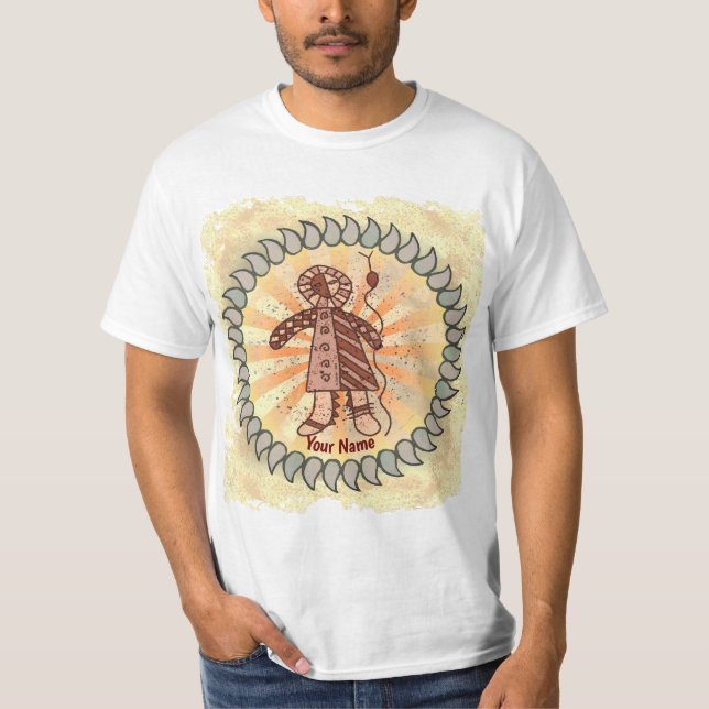 Camiseta Caçador Tribal Uma Runa  (Frente)