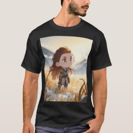 Camiseta Caçadora Chibi Máquina