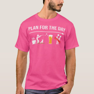 Camiseta Caçadora De Cerveja De Café Engraçado Caça Pato