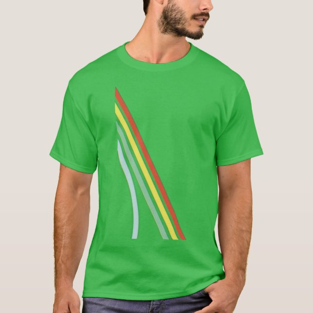 Camiseta Caçadores de Arco arco-íris engraçado (Frente)