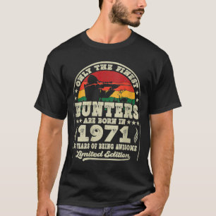 Camiseta Caçadores De Caça A Veados De 52 Anos Vintage 1971