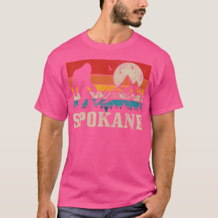 Camiseta Caçadores de Montanhas Spokane Washington Bigfoot