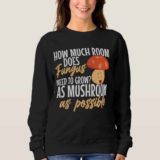 Camiseta Caçadores de mushroom, quanto espaço faz fungo (Frente)