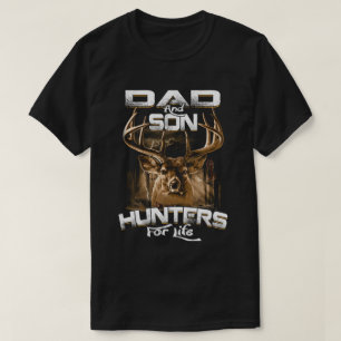 Camiseta Caçadores De pais E Filho Para A Camisa-T Masculin