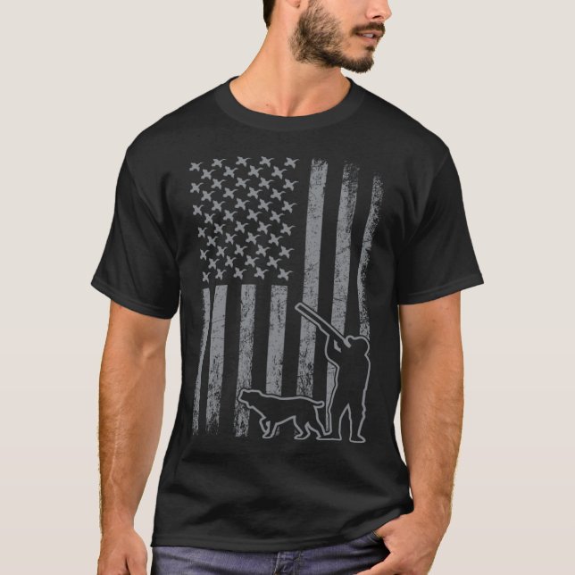 Camiseta Caçadores de Patos com Caçador de Patos (Frente)