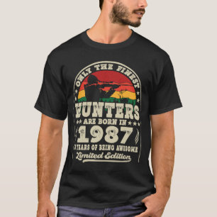 Camiseta Caçadores de veados de 36 anos Vintage 1987 36th