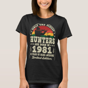 Camiseta Caçadores De Veados De 42 Anos Vintage 1981 42nd