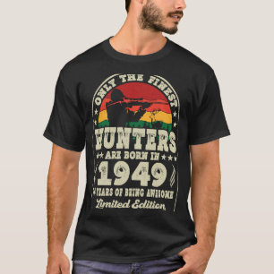 Camiseta Caçadores de veados de 74 anos Vintage 1949 74th