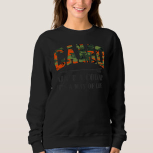 Camiseta Caçadores Deer Camo Não é uma cor É uma maneira
