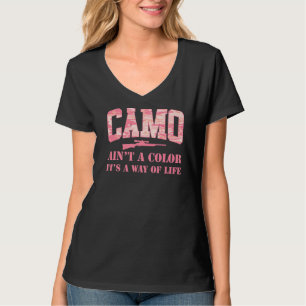 Camiseta Caçadores Deer Camo Não é uma cor É uma maneira