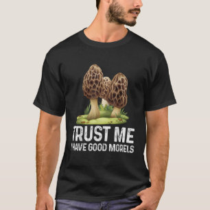 Camiseta Caçadores Morais De Cogumelos Tee Engraçados Em Fo